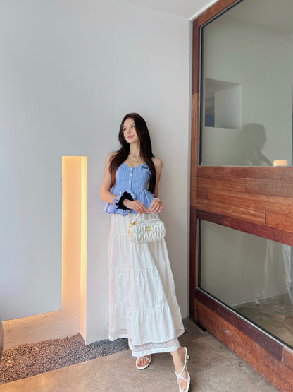 Miu 25ss lace skirt