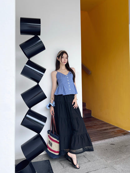 Miu 25ss lace skirt