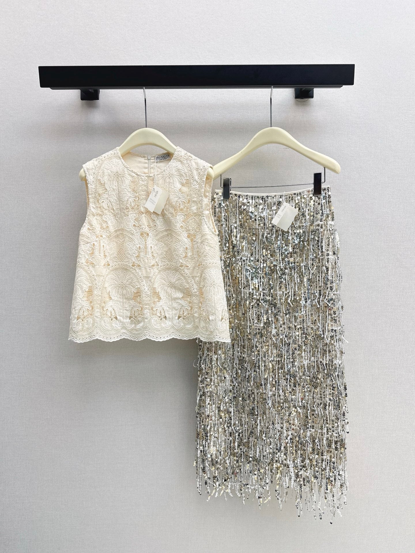 brun 25ss lace hollow vest