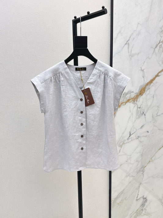 Loro 25ss linen vest