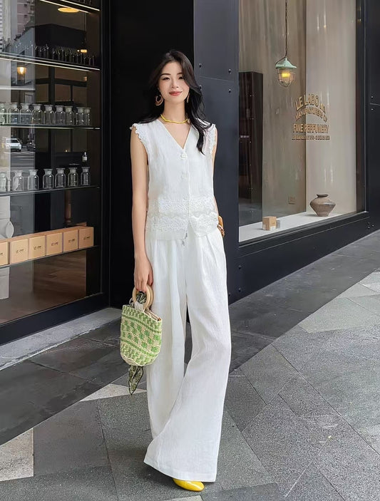 Loro 25ss linen suit