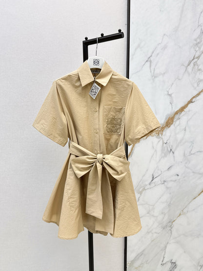 Loe 25ss embroidered dress