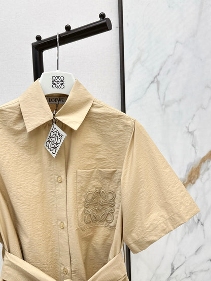 Loe 25ss embroidered dress