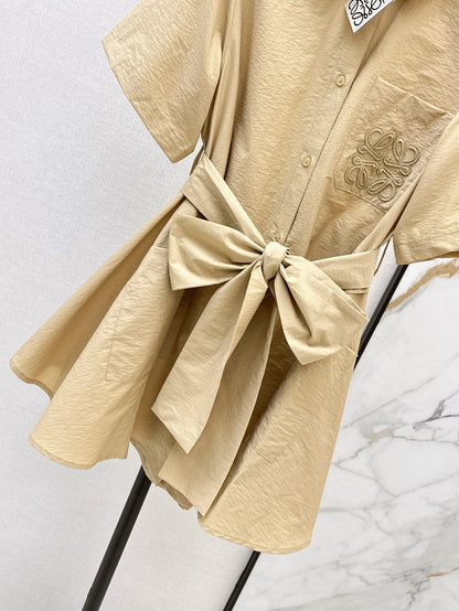 Loe 25ss embroidered dress