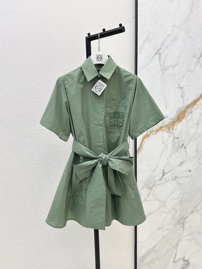 Loe 25ss embroidered dress