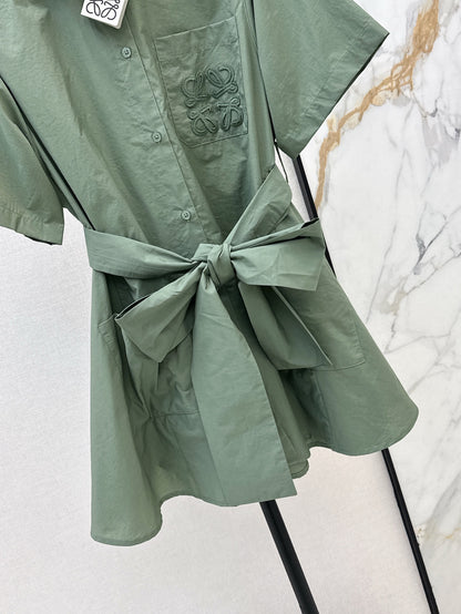 Loe 25ss embroidered dress