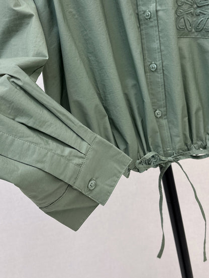 Loe 25ss embroidered shirt