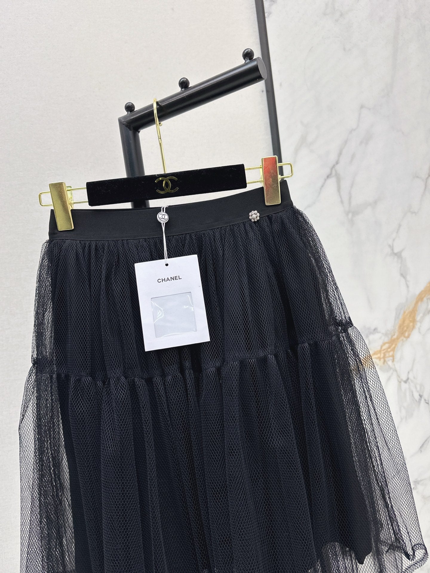 Ch 25SS mesh skirt