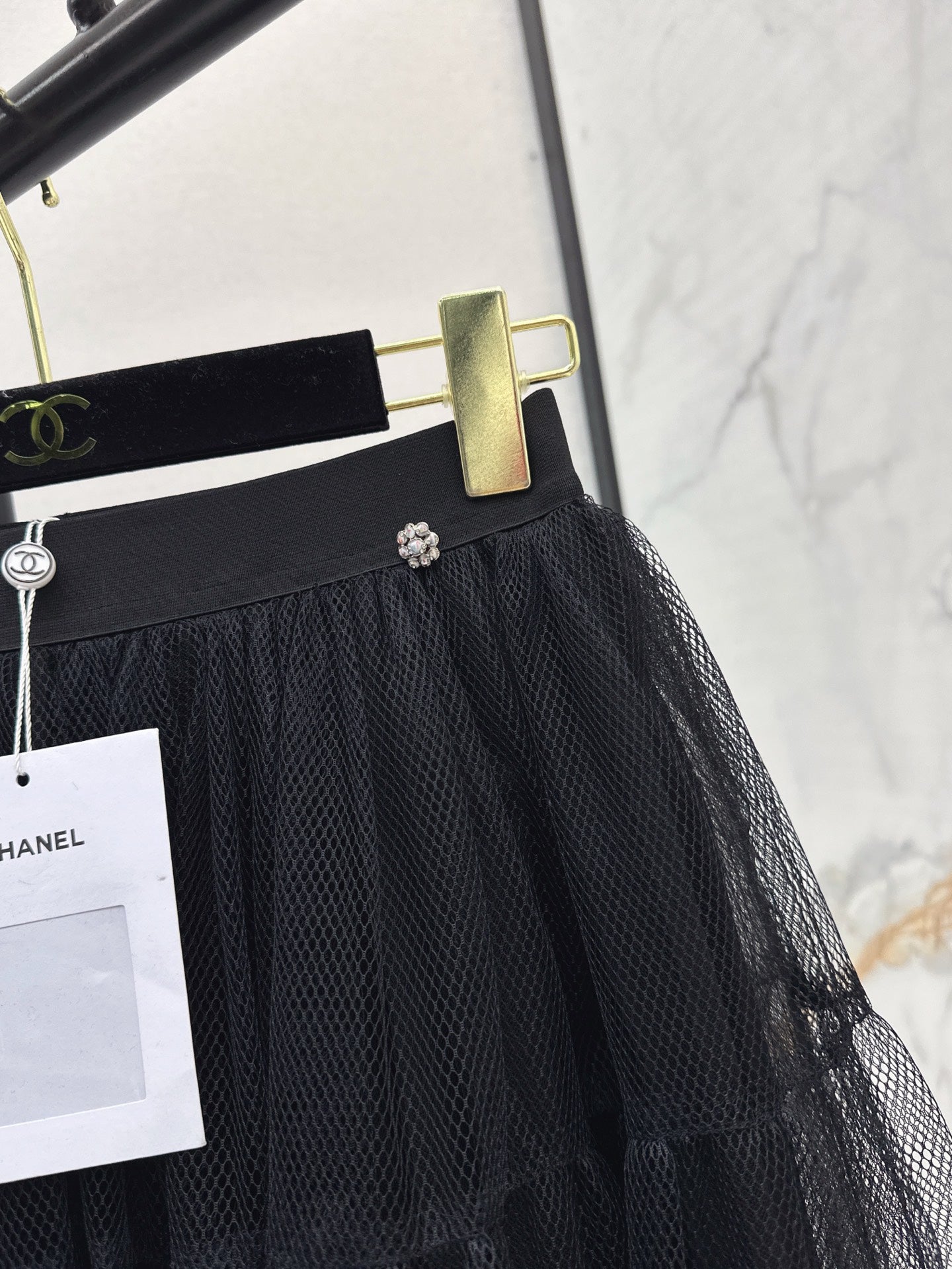 Ch 25SS mesh skirt