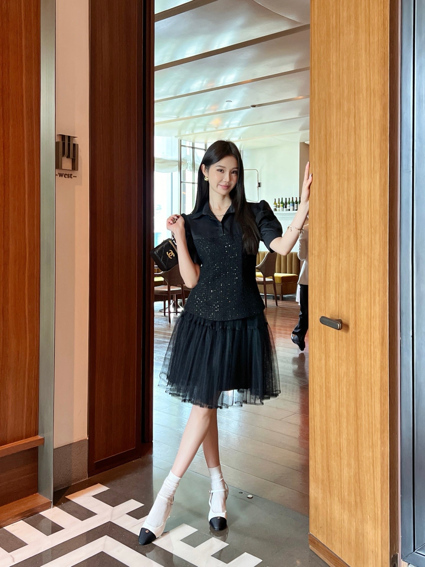 Ch 25SS mesh skirt