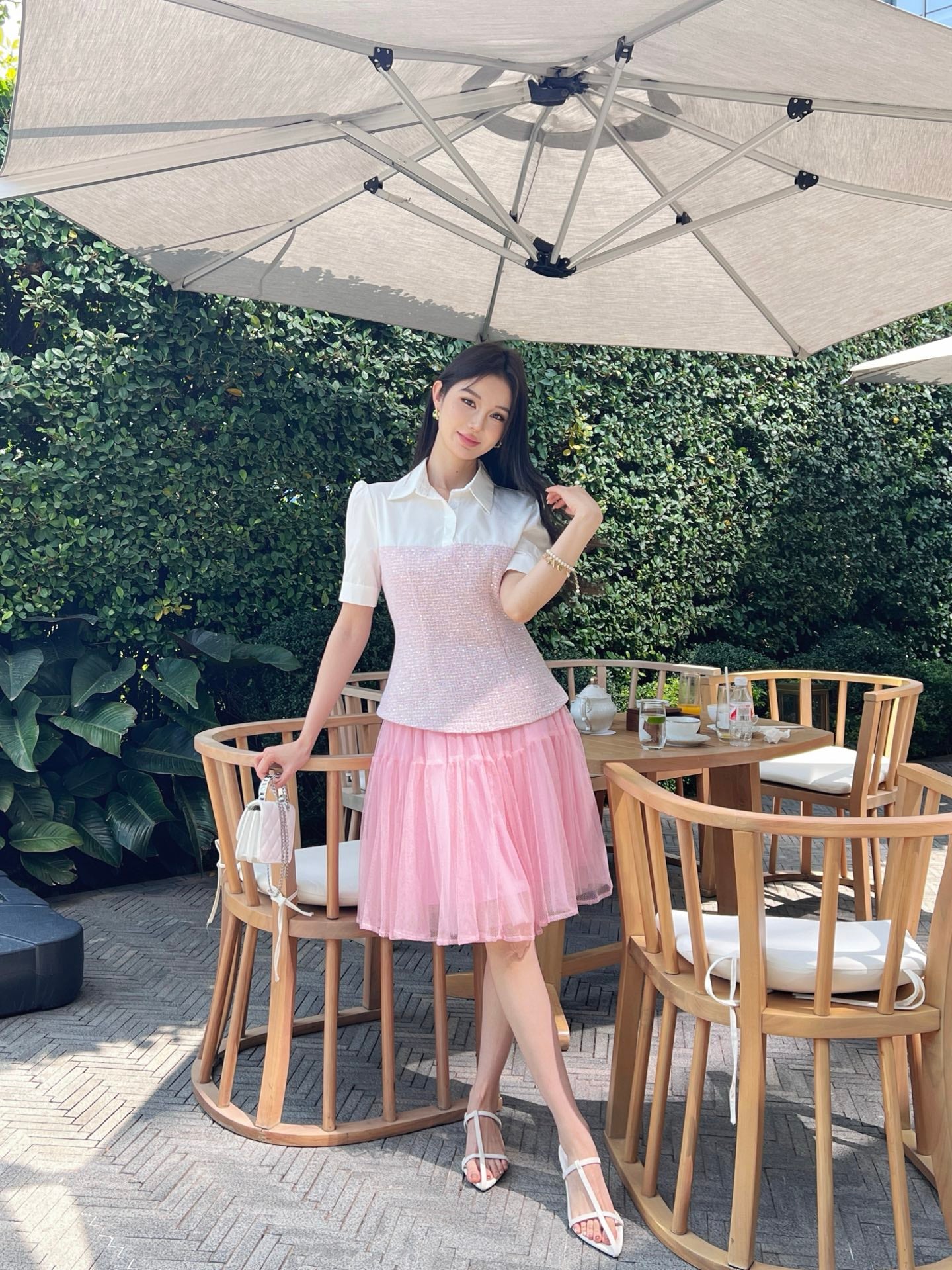 Ch 25SS mesh skirt
