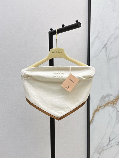 Miu 25ss denim tube top