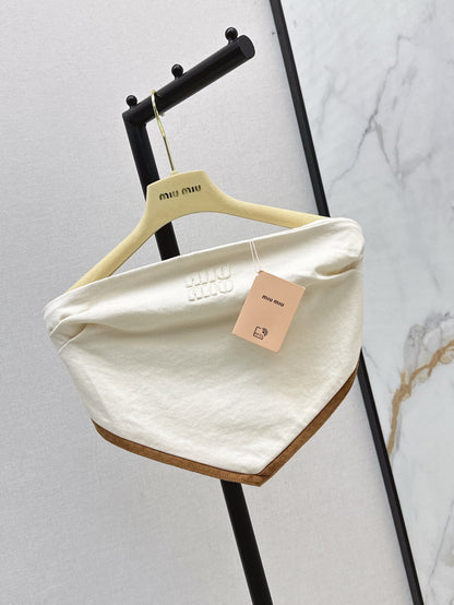 Miu 25ss denim tube top