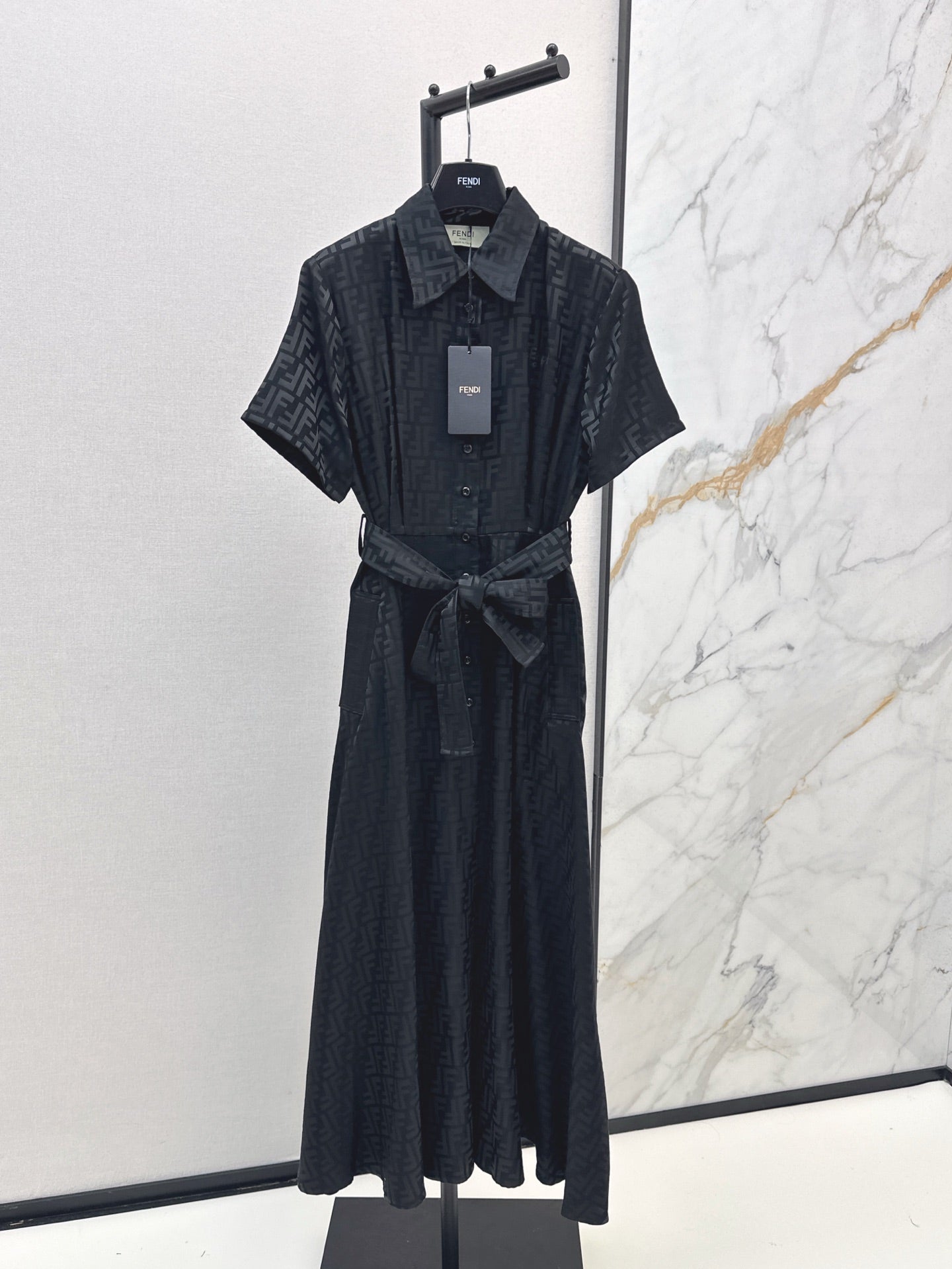 Fen 25ss jacquard dress