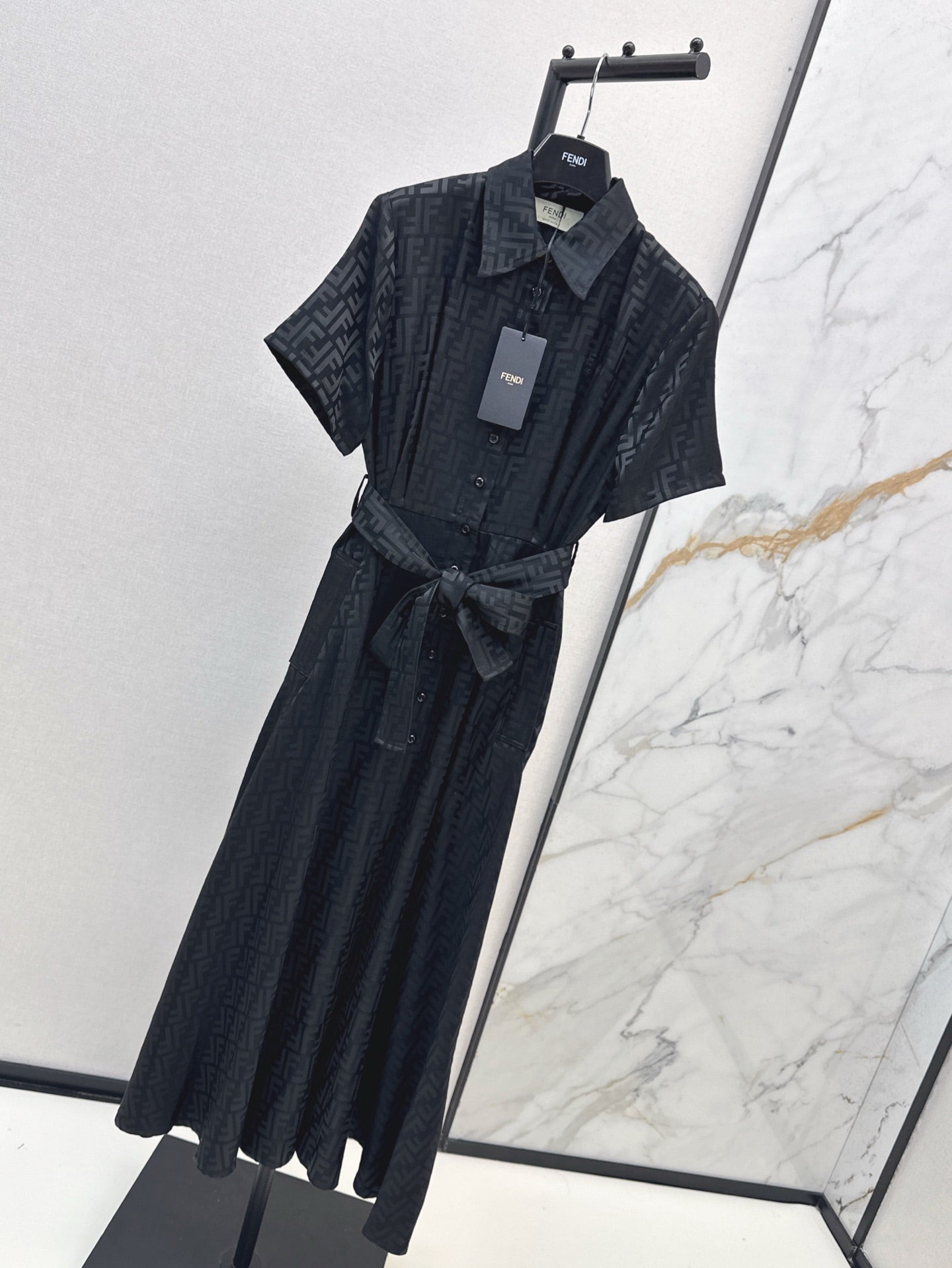 Fen 25ss jacquard dress