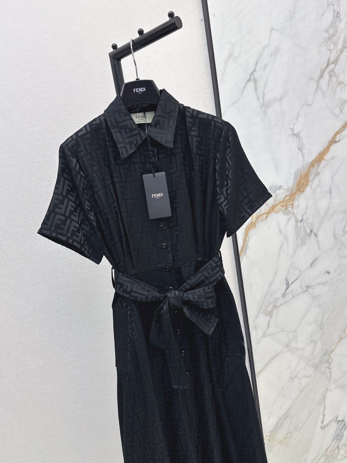 Fen 25ss jacquard dress