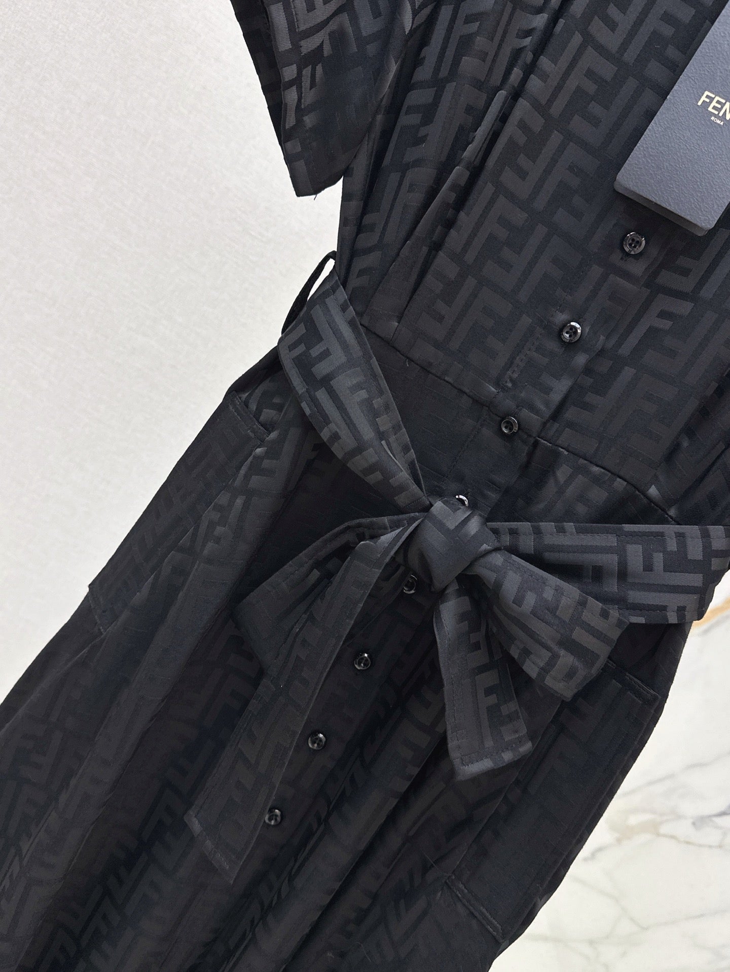 Fen 25ss jacquard dress