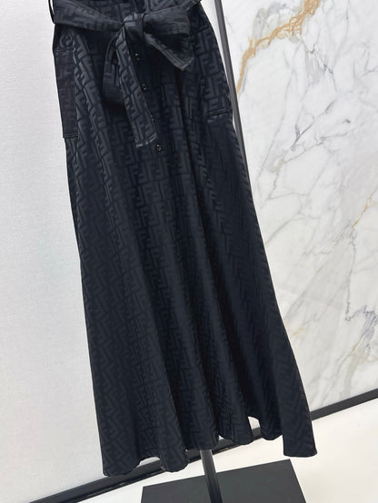 Fen 25ss jacquard dress