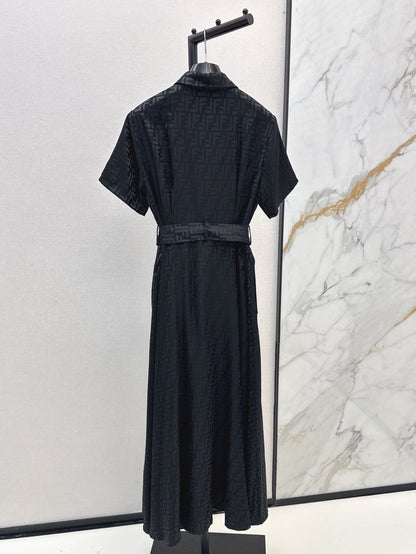 Fen 25ss jacquard dress