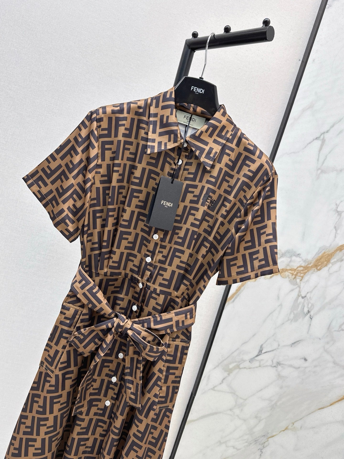 Fen 25ss jacquard dress
