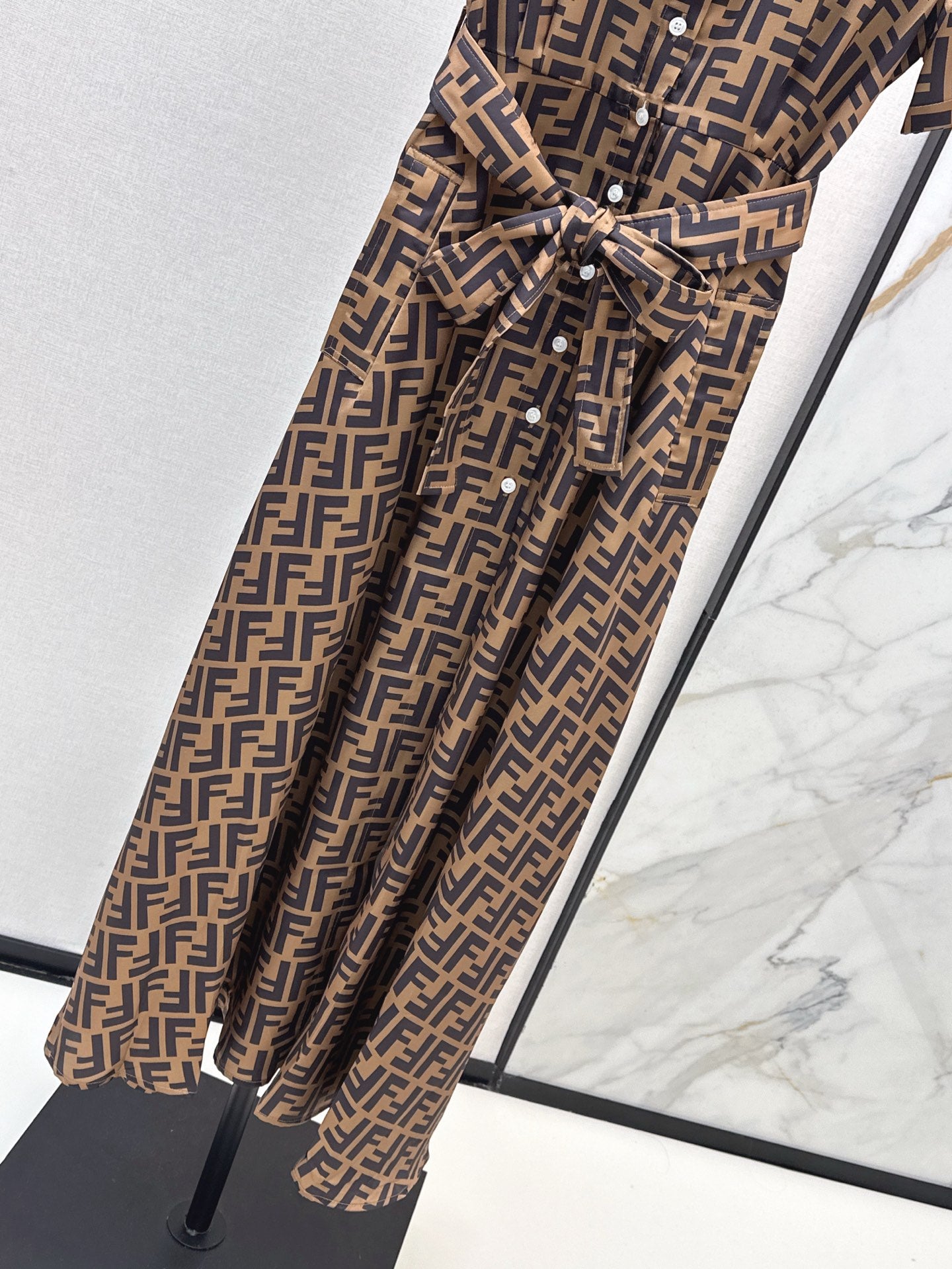 Fen 25ss jacquard dress