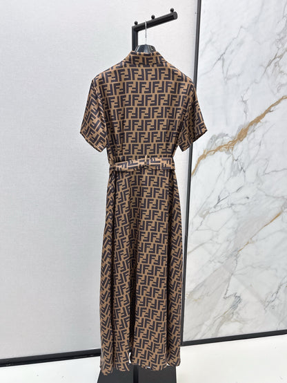 Fen 25ss jacquard dress