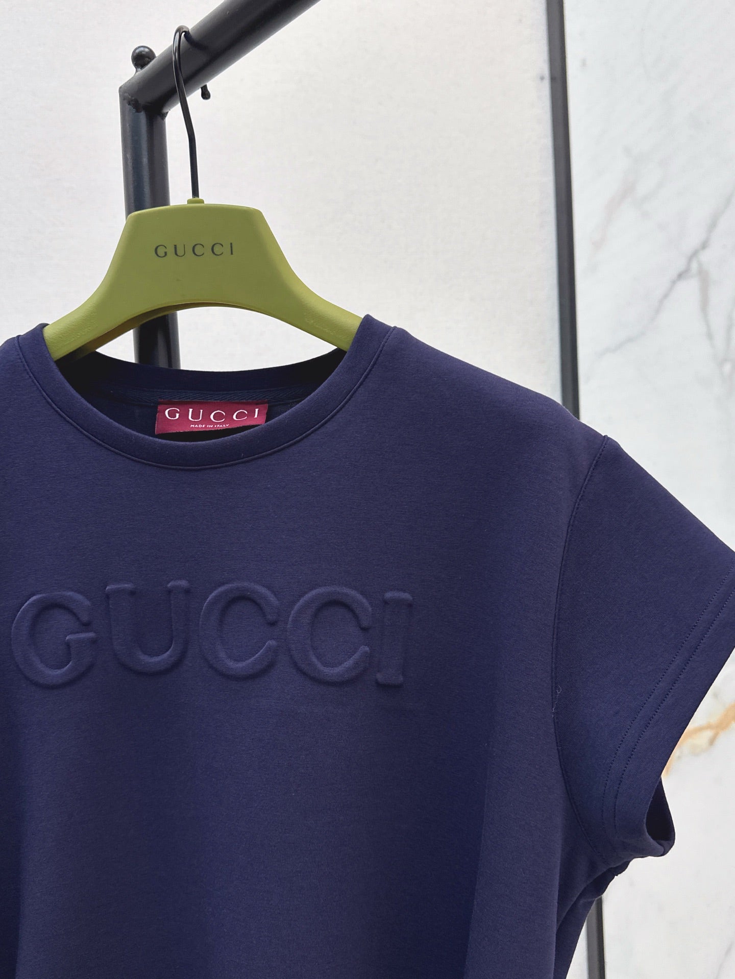 Guc 25ss embossed dress