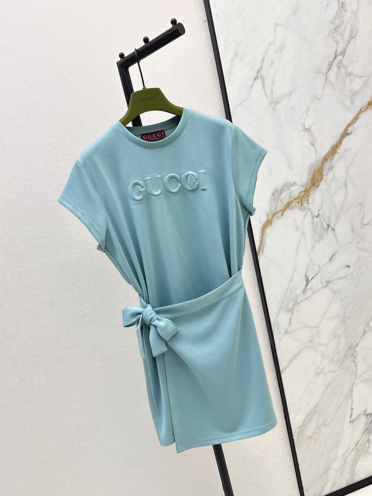 Guc 25ss embossed dress