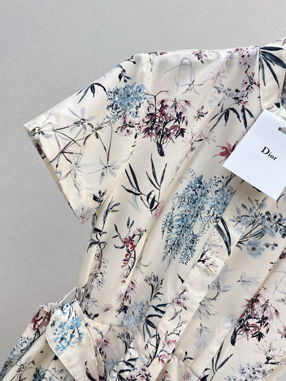 CD 25ss print dress