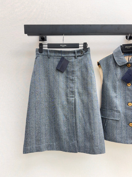 Pra 25ss wool skirt