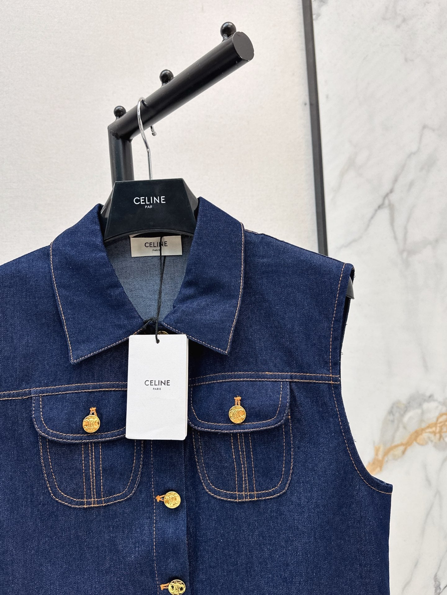 Celi 25ss denim vest