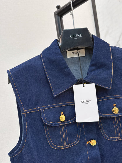 Celi 25ss denim vest