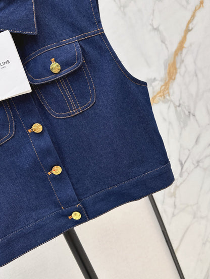 Celi 25ss denim vest