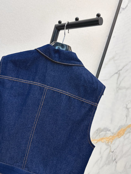 Celi 25ss denim vest