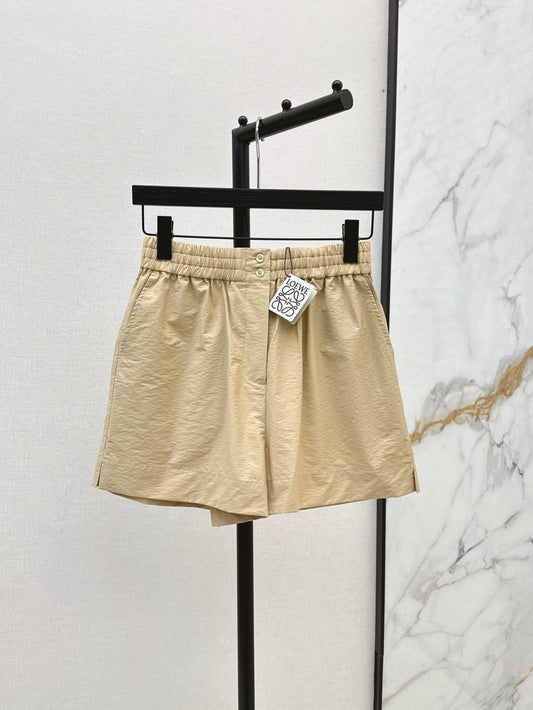 Loe 25ss embroidered short