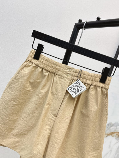 Loe 25ss embroidered short