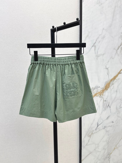 Loe 25ss embroidered short