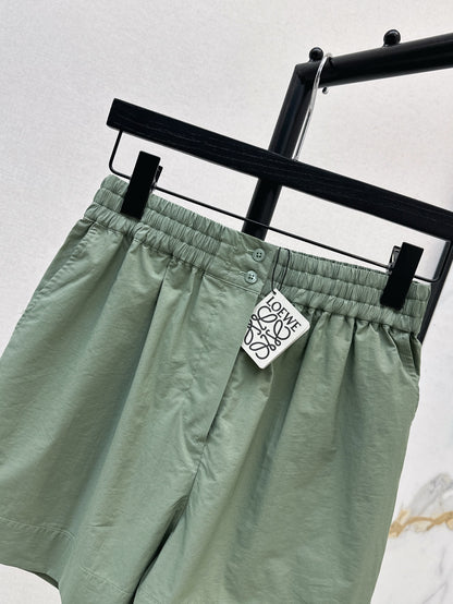 Loe 25ss embroidered short