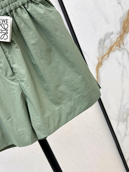 Loe 25ss embroidered short