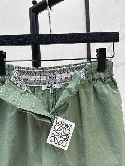 Loe 25ss embroidered short