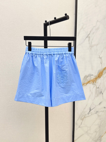 Loe 25ss embroidered short