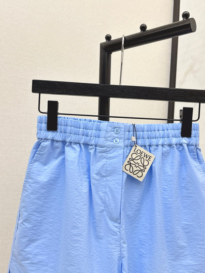 Loe 25ss embroidered short