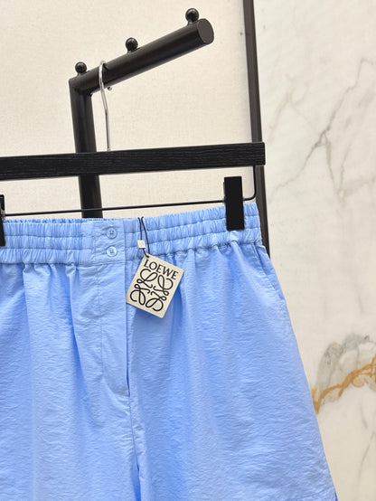 Loe 25ss embroidered short