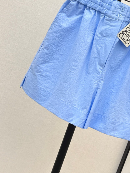 Loe 25ss embroidered short