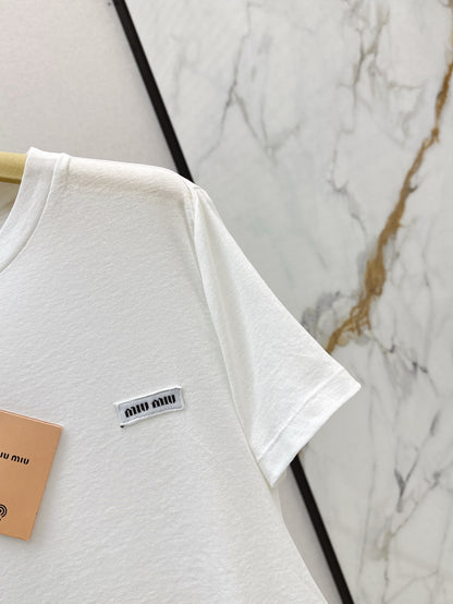 Miu 25ss lace t-shirt