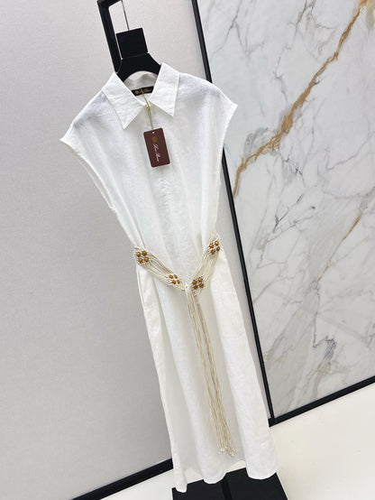 Loro 25ss linen dress