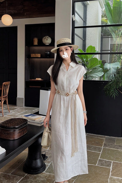Loro 25ss linen dress
