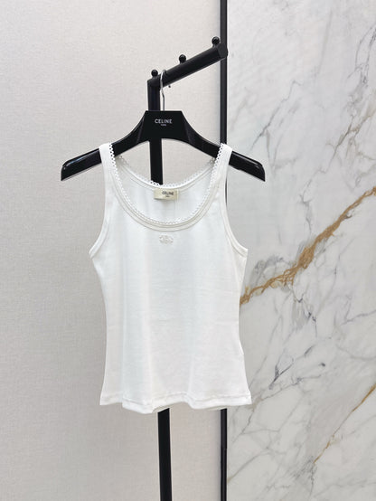Celi 25ss embroidered vest