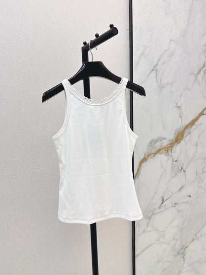 Celi 25ss embroidered vest