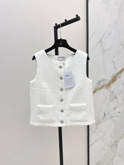 Chan 25ss woven vest